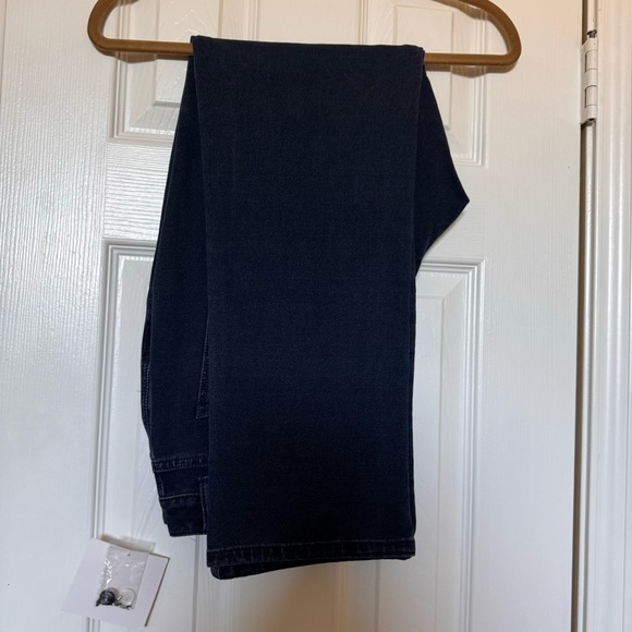 Dream Jeannes Quacker Factory Size 10 Short Stretchy Jeans Beaded pockets Blue - Picture 2 of 4